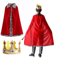 เสื้อคลุม King ฮาโลวีนเสื้อคลุมเด็กฮาโลวีนผ้าคลุมไหล่คุณภาพสูงสำหรับชุดคอสเพลย์และชุดประจำวัน