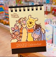 【預訂】2022年 迪士尼系列 迪士尼迷你座枱月曆 日歷 月歷 線圈 平面 三角 桌曆 行事曆 winnie the pooh 小熊維尼