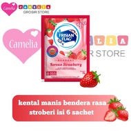 Camelia Grosir Store ,- Susu Kental Manis Bendera Frisian Flag  Sachet murah varian coklat atau puti