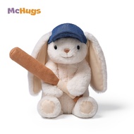 McHugs Baseball Bunny Plush Toy Sporty Rabbit Player Stuffed Animal, Baseball Fan Gift Idea