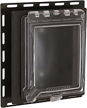 TayMac MR420CZ 1-Gang Recessed Enclosure Extra Duty, 6-in-1 Nonmetallic Weatherproof in-Use Cover, H