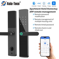 Outside Front Cerradura Inteligente Waterproof Tuya wifi Smart Door Lock Anti-lock Digital Protectio