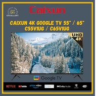 (SABAH) CAIXUN 50''/55"/65" UHD GOOGLE TV C55V1UG C65V1UG ANDROID TV SMART TV 4K ULTRA HD