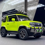 1:24 BAOJUN Yep Alloy Model Kereta Tenaga Baru Diecast Mainan Logam Kenderaan Off-road Model Kereta 