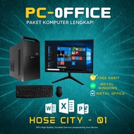 Full Assembled Computer Fullset Intel Core i5 RAM 4GB HDD SSD