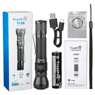 Trustfire T15R High Power Led Flashlight 2350Lumen Army Tactical Powerful Torch Light TypeC USB Rech