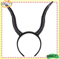 GSWLTT Antelope Horn Headpiece, Devil Queen Black Devil Horn Headpiece,  Demon Witch Headdress Sheep