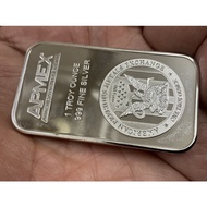 1 oz APMEX silver Bar Apmex Bullion