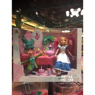 Disney Shanghai Disneyland Domestic Daigou Alice In Wonderland Princess Doll Decoration Set Box Toy