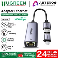 UGREEN Adapter USB 3.0 to Lan RJ45 Ethernet Network Speed 100 - 1000 Mbps