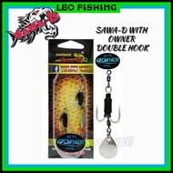 SAWA-D WITH OWNER DOUBLE FISHING HOOK Sawa D