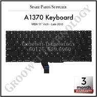Keyboard Replacement for A1370 MBA Air 11-inch Late 2010 (US Version)