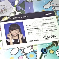 (Change To JNE/Booked) PHOTOCARD LE SSERAFIM OFFICIAL eunchae id card