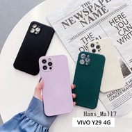 UNGU Hans- Case Square VIVO Y29 4G Soft Flexible silicone silky Phone Case Color Soft silicone Prote