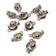 1 pcs silver tone global ball charms size 11 x 18 mm