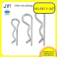 Galvanized spring R pin (65Mn steel) M1/M1.2/M1.6/M1.8/M2/M2.5/M3M3.5-M7【SZ-JY888】gd