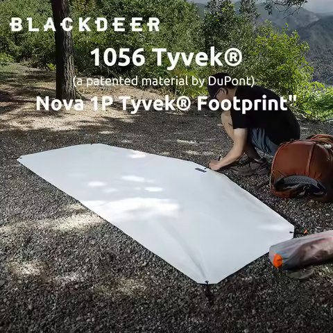 BLACKDEER Nova 1P Tyvek® Ultralight Tent Footprint DuPont Material Waterproof Ground Sheet for 4-Sea