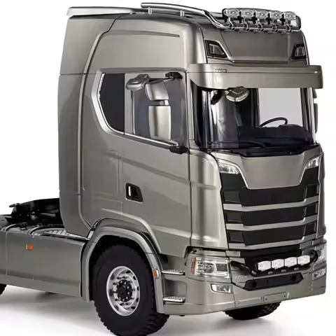 1/14 RC Tractor Truck 770S Differential Locks 2Speed Gearbox 4WD Lights Sounds Remote Control Lorry