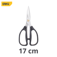 Kéo Cắt Đa Năng Deli Cao Cấp - Lưỡi Cắt Sắc Bén - Chất Liệu Thép Không Gị Tay Cầm Nhựa Chống Trơn Tr