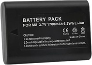 1 Pcs 3.7V 1860mAh BP-SCL1 Replacement Battery for Leica BM8 M7 M8.2 M9-P M9 M9-M ME BLI-312 C214 Ca