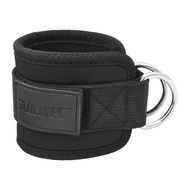 AOLIKES Adjustable Padded Ankle Wrist Cuffs Padded Straps D-Ring Glute Kickback for Cable Machine Id