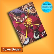 Notebook Pocket Book One Piece AnimeHARD COVER LUFFY VS KATAKURI size A5 & A6 / Notes Book