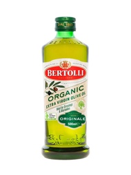 Bertolli ORGANIC Extra Virgin Olive Oil 500ml. เบอร์ทอลลี่ น้ำมันมะกอก เอ็กซ์ตร้าเวอร์จิ้น ออร์แกนิค