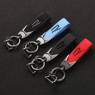 025 New Keyring Suede Luxury vw R Car Keychain For Volkswagen VW R RLINE Golf GTI Tiguan Jetta MK7 P