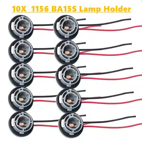 10X 1156 382 Bulb Socket BA15S Lamp Holder P21W Adapter Base Connector Car Light Base Auto Led Light