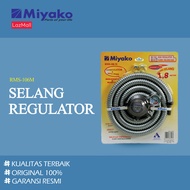 MIYAKO Paket Selang Regulator Gas + Meteran RMS-106M - Silver