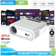 MECOOL KP1 1080P Projector Home Theater FULL HD 14000 Lumens Display Device for Home and Movie 5'' LCD Screen Portable Proyector