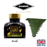 Diamine Fountain Pen 80ml Bottle Ink Evergreen