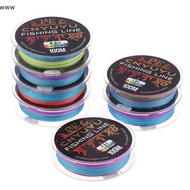 X8 PE Braided Fishing Line 100 Meters Long Abrasion Resistant