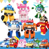 ของเด็กเล่น “Robocar Poli” หุ่นยนต์ของเล่น ของเล่นเปลี่ยนรูป หม้อแปลงไฟฟ้าหุ่นยนต์ดึงกลับ