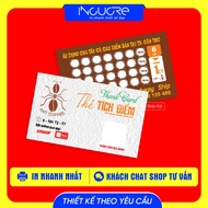 Combo of 1000 loyalty cards printed on demand, milk tea loyalty cards, loyalty cards - Incucre