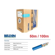 LOOSE ( Without RJ45 Terminated ) 50m / 100m Belden CAT6 LAN Cable - Belden Cat6 Lan Cable - Belden 