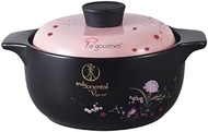 La Gourmet Truly Oriental 2.5L Toughened Claypot - Pink/Black