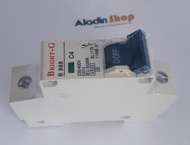 Saklar MCB 4Amper Bright-G MCB 4A 4 Ampere amper C4 Breaker BRIGH G MCB BRIGHT Bright-G 23000V 50Hz 