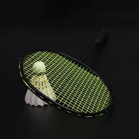 Guang Yu Carbon Badminton Racket, 4U 82g 6U 72g String Pull 22-30lbs Handle G5 Offensive and Defensi