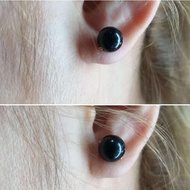 10k black onyx stud earrings