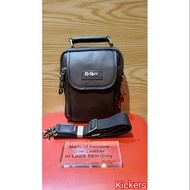 Kickers Leather Sling Bag