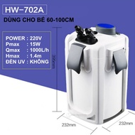 Lọc Thùng SUNSUN HW-702A [15W]- Lọc Thùng Ngoài cao cấp cho bể cá cảnh thuỷ sinh