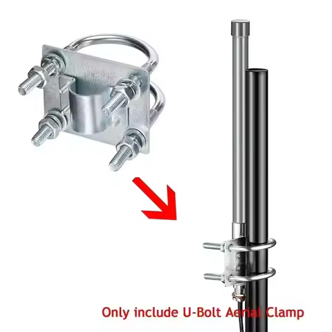 U-Bolt Clamp Glass Fiber Helium Hotspot Miner Antenna Aerial Mast Clamp Bracket Mounting Fixing Ante
