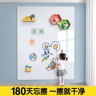 Whiteboard Wall Sticker for Children, Home Office Teaching, Erasable Small Blackboard, Magnetic, Rem