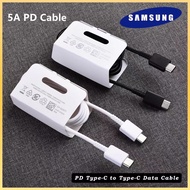 5A Super fast charger UK 45W PD Type C to Type-C Adapter USB C Cable For Samsung S22 Ultra S21 Plus 