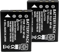 NP-60 Replacement Battery 3.7V 1500mAh Set for Fujifilm F401,F410 Cameras