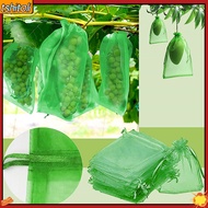 {tshitoli} Fruit Pest Barrier Bag Fruit Protection Bags 100pcs Fruit Protection Mesh Bags Drawstring