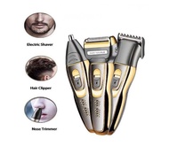 [HCM][SIÊU HOT] Máy cạo râu 3in1 Geemy Máy Cạo râu Tông đơ Tỉa lông mũi 3in1 Geemy Máy cạo râu 3 tro