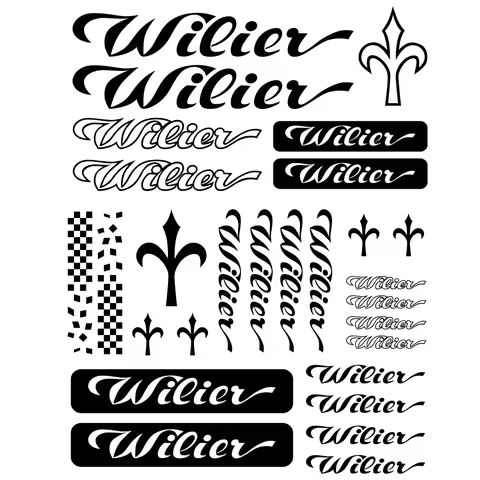 32cm*41cm Compatible for Wilier Stickers Bike Stickers Bike MTB BCD BIKE 28 Pcs