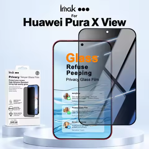 Huawei Privacy Tempered Glass For Huawei Pura X View Protector Film Anti Spy Oleophobic Coating FM00